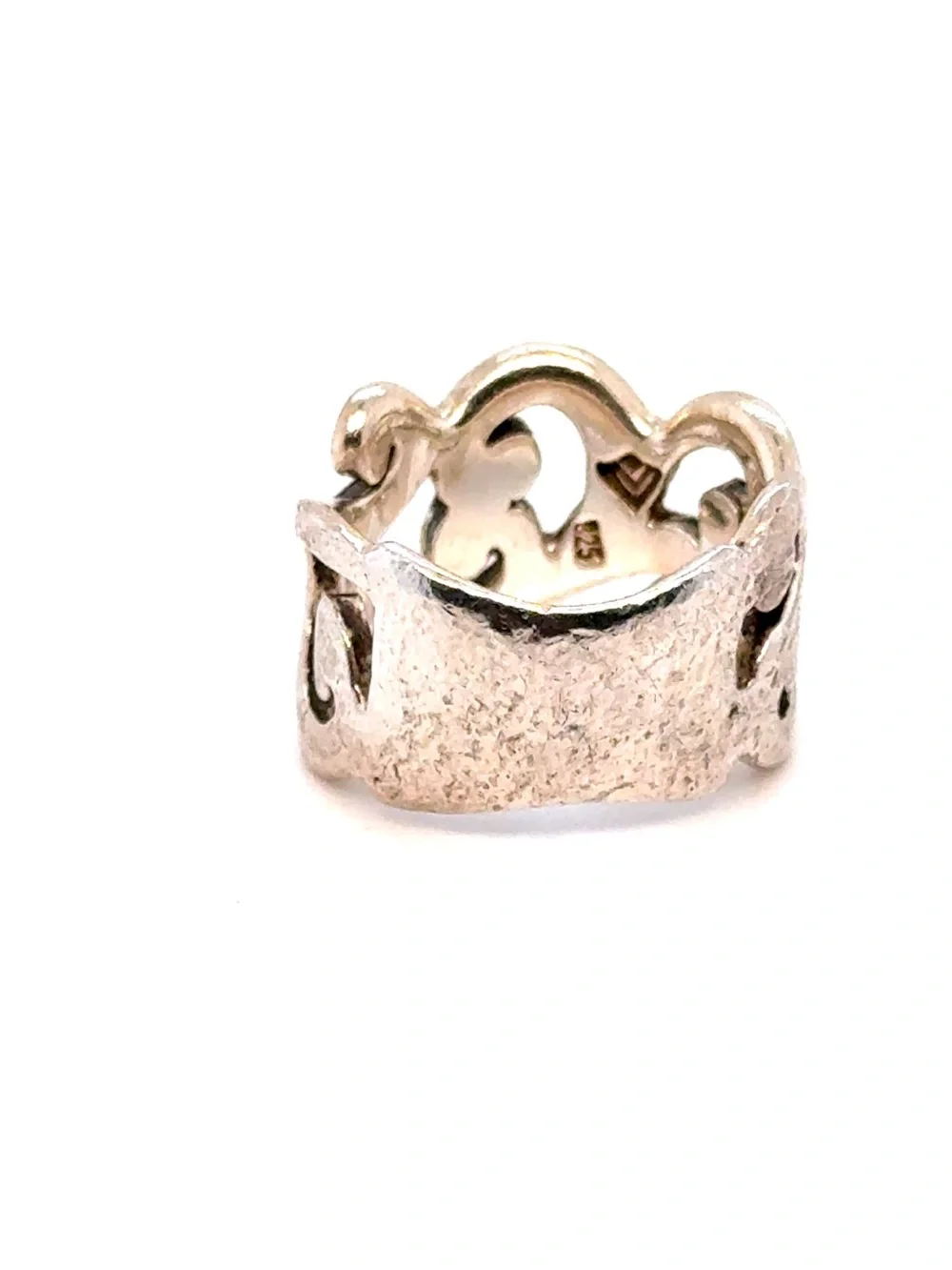 Silpada‎ Sterling Silver Openwork Heart & Scroll Ring